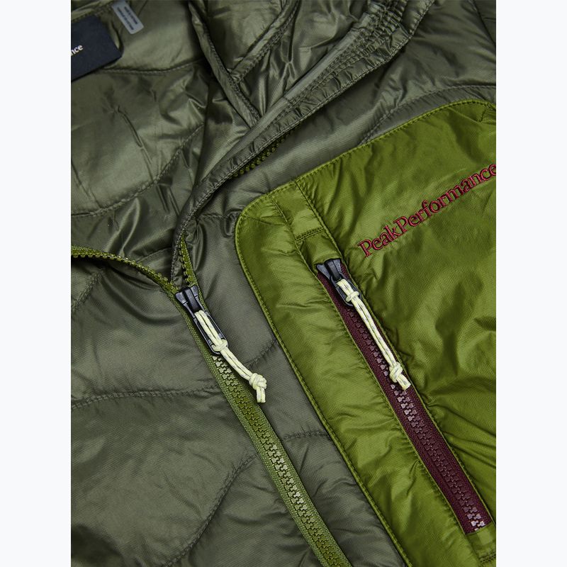 Vyriška pūsta striukė Peak Performance Helium Utility Down Hood Pine Needle/Mosswood 9
