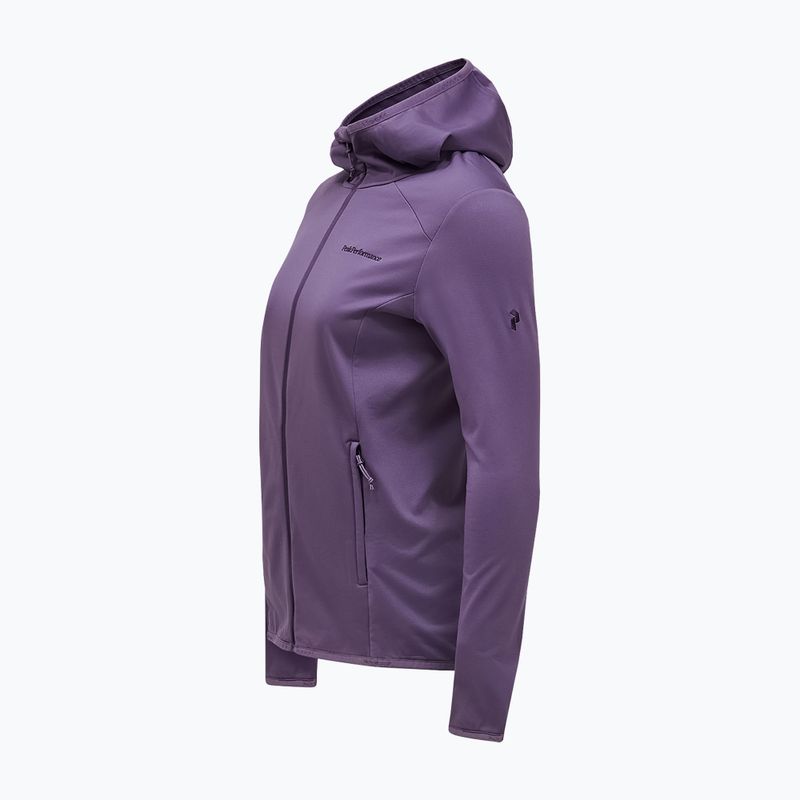 Moteriškas žygio džemperis Peak Performance Light Zip Hood montana grape 7