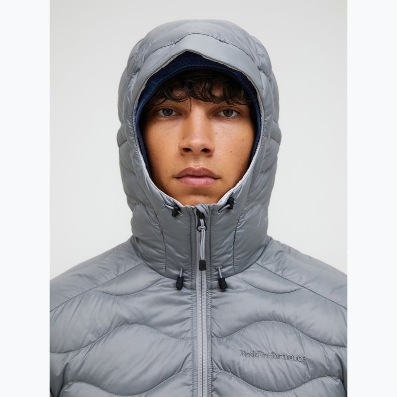 Vyriška pūsta striukė Peak Performance Helium Down Hood lt grey/antarctica 3