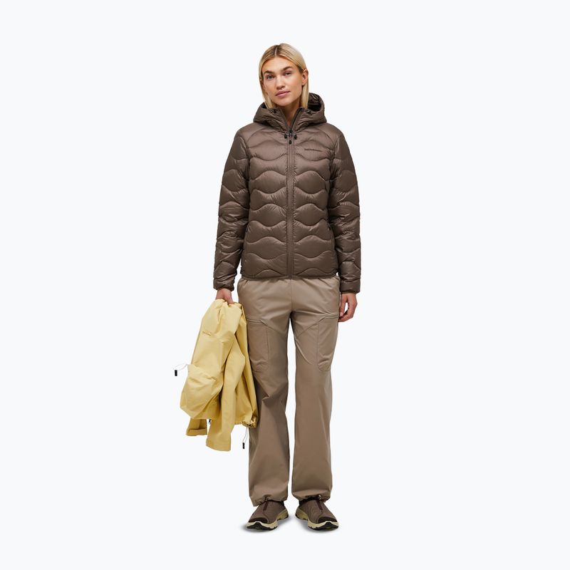 Moteriška pūsta striukė Peak Performance Helium Down Hood terrain tan 2
