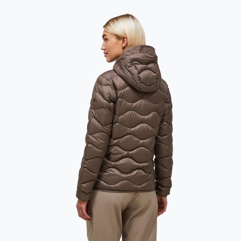 Moteriška pūsta striukė Peak Performance Helium Down Hood terrain tan 3