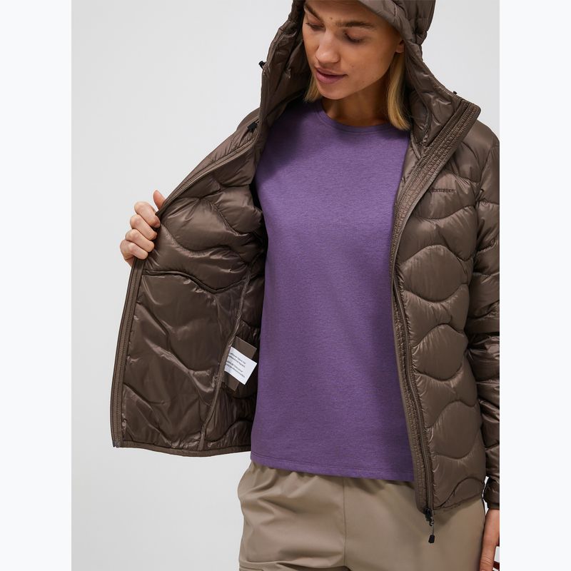Moteriška pūsta striukė Peak Performance Helium Down Hood terrain tan 4