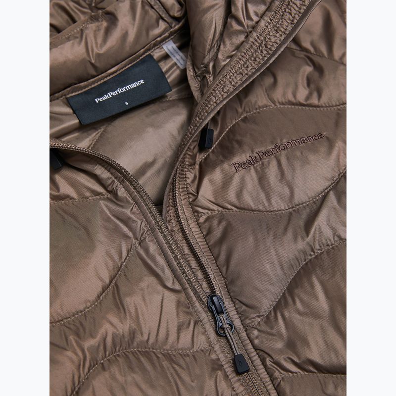 Moteriška pūsta striukė Peak Performance Helium Down Hood terrain tan 9