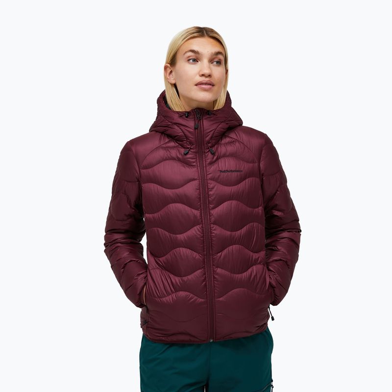 Moteriška pūsta striukė Peak Performance Helium Down Hood Porto/Mountain Blush