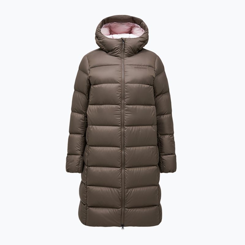 Moteriškas pūstas paltas Peak Performance Frost Down Coat terrain tan