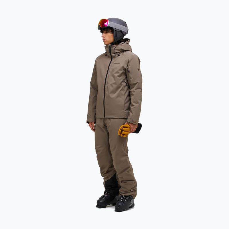 Vyriška slidinėjimo striukė Peak Performance Maroon Insulated terrain tan 2