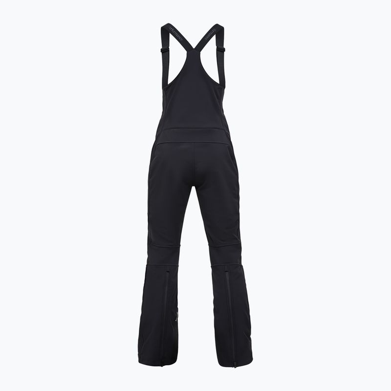 Moteriškos slidinėjimo kelnės Peak Performance Stretch Softshell Bib black 6