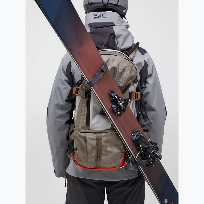 Slidininkų kuprinė Peak Performance Vertical Ski 20 l avid beige/antarctica 4