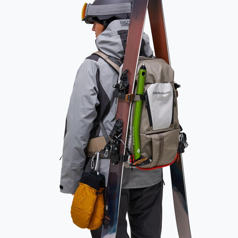 Slidininkų kuprinė Peak Performance Vertical Ski 20 l avid beige/antarctica 5
