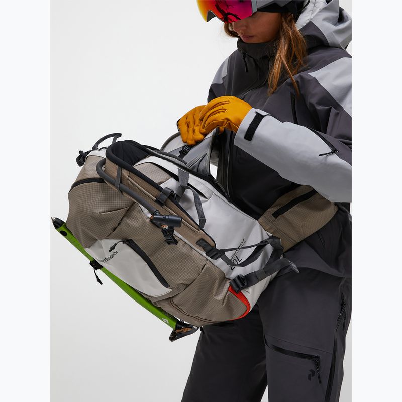 Slidininkų kuprinė Peak Performance Vertical Ski 20 l avid beige/antarctica 6