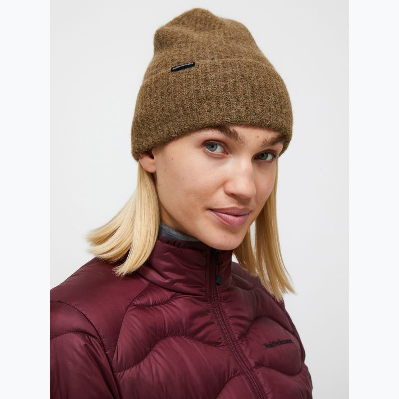 Žieminė kepurė Peak Performance Woolblend meadow moss 2
