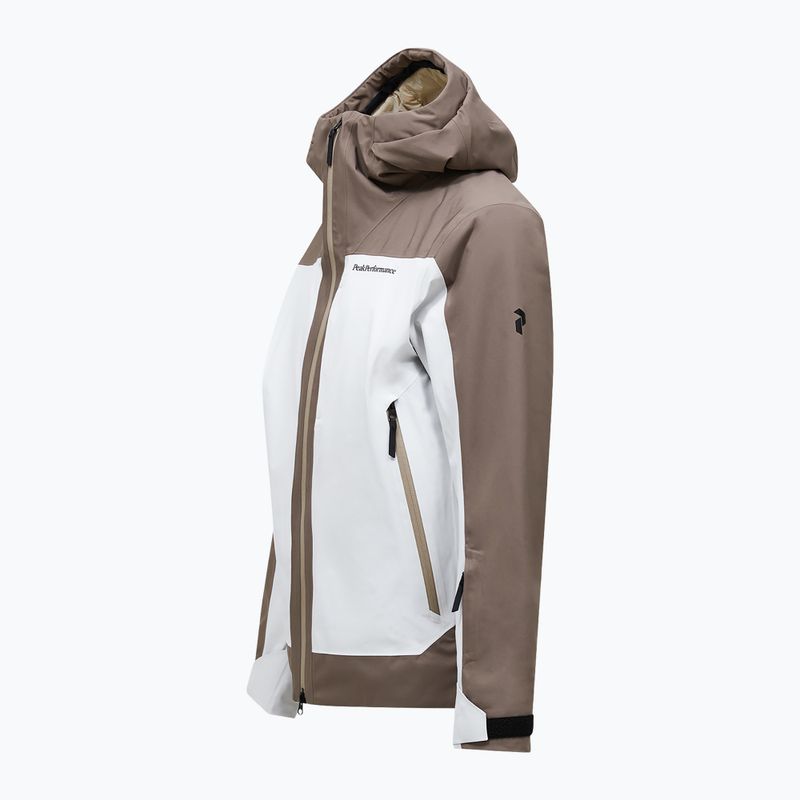 Vyriška slidinėjimo striukė Peak Performance Whitelight Hipe 2L Insulated Shell terrain tan/antarctica 3