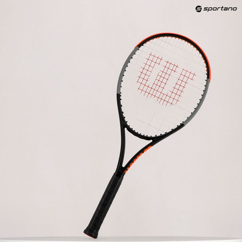 Wilson Burn 100Ls V4.0 teniso raketė juodai oranžinė WR044910U 8