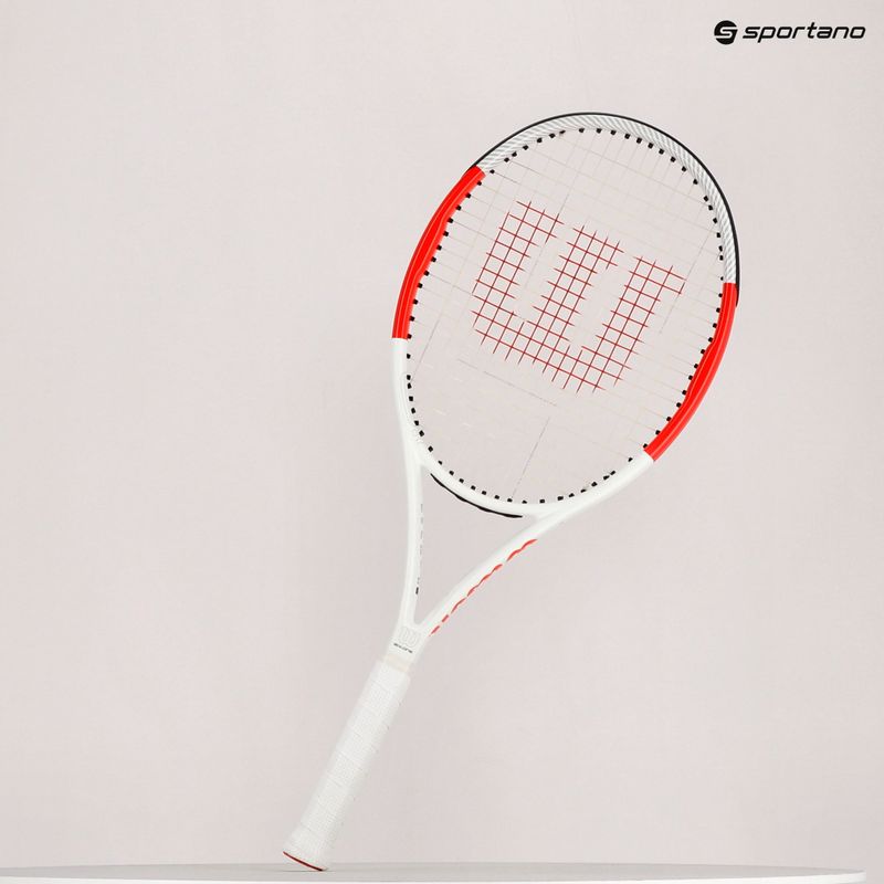 Wilson Six.One Lite 102 CVR teniso raketė raudona ir balta WRT73660U 8
