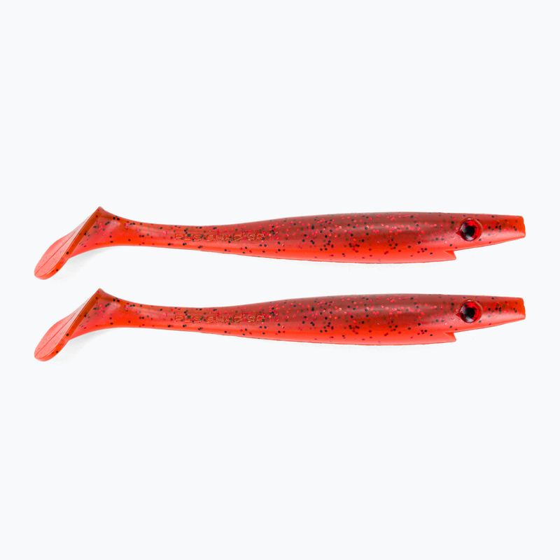 Strike Pro Pig Shad Jr guminis masalas 2 vnt. raudonos spalvos TEV-SP172C-114