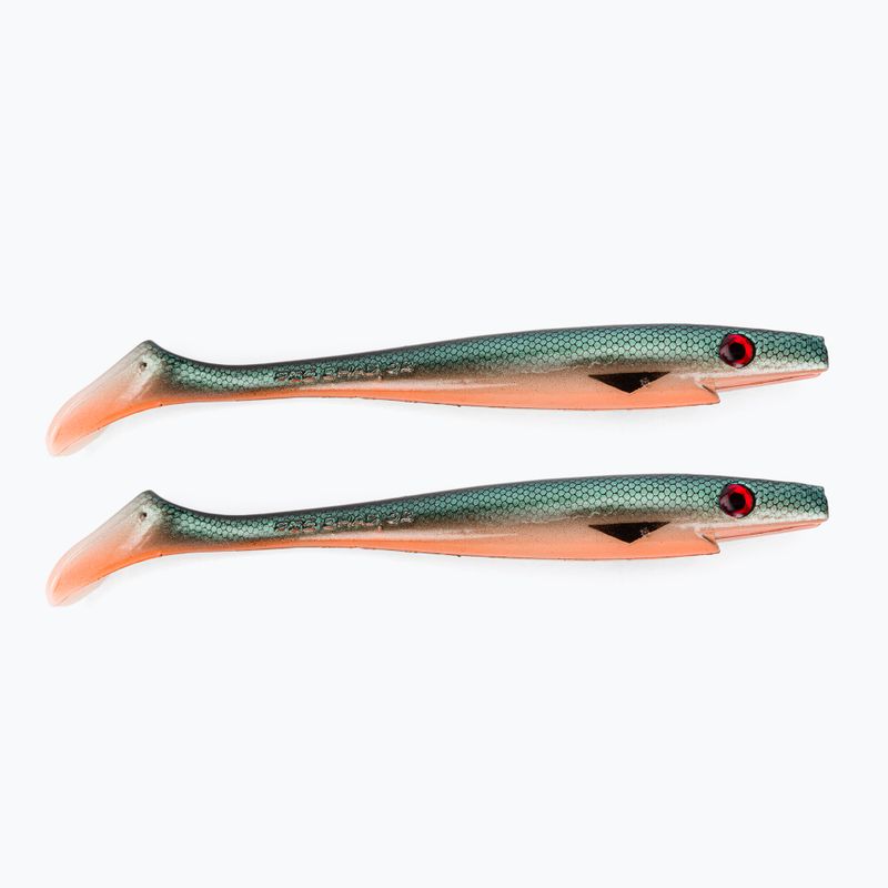Strike Pro Pig Shad Jr guminis masalas 2 vnt. sidabrinis TEV-SP172C-C099