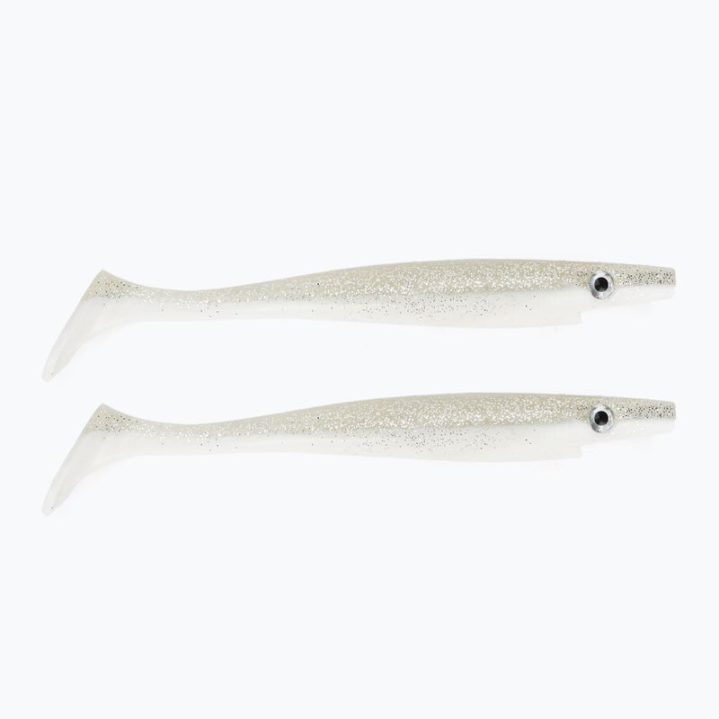 Strike Pro Pig Shad Jr guminis masalas 2 vnt. sidabrinis TEV-SP172C-C014