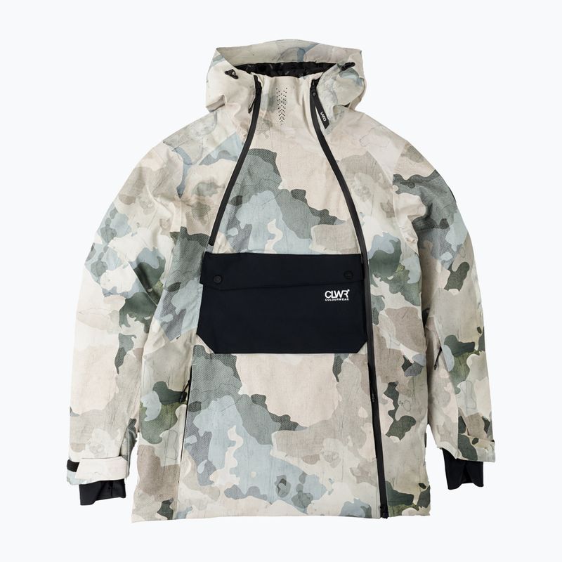 Vyriška snieglenčių striukė Colourwear Foil Anorak water camo