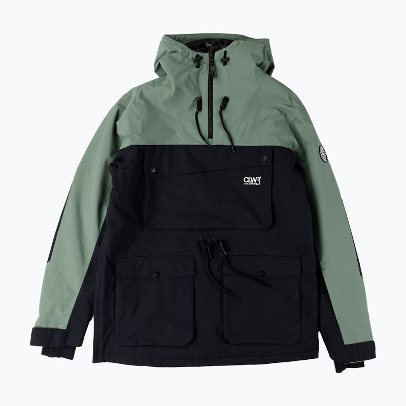 Vyriška snieglenčių striukė Colourwear Essential Anorak dk sage