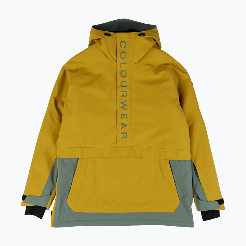 Vyriška snieglenčių striukė Colourwear Signature Anorak yellow