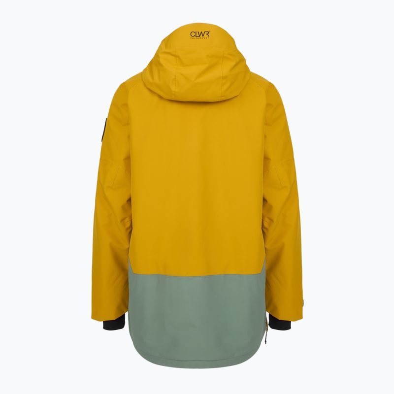 Vyriška snieglenčių striukė Colourwear Signature Anorak yellow 2