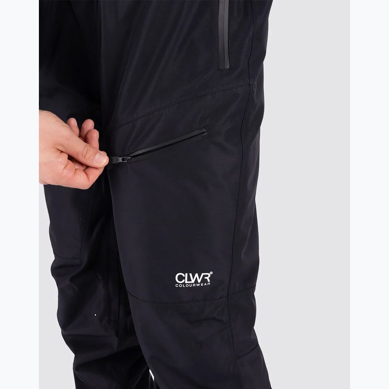 Vyriškos snieglenčių kelnės Colourwear Slash Bib black 6