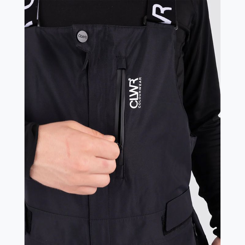 Vyriškos snieglenčių kelnės Colourwear Slash Bib black 7