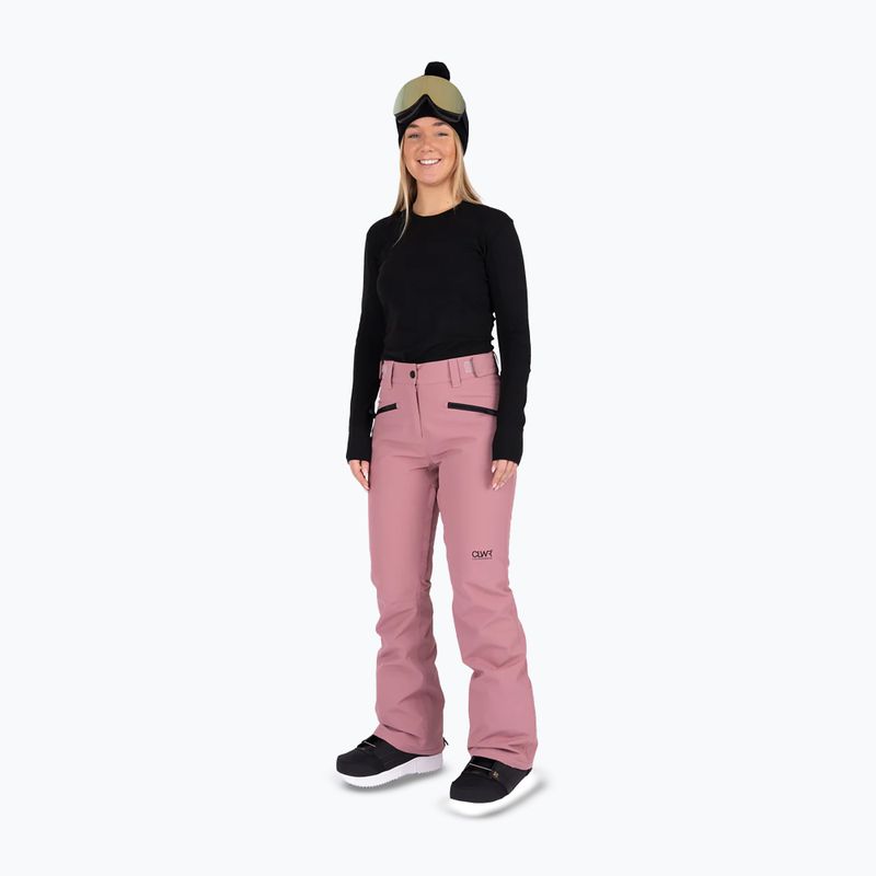 Moteriškos snieglenčių kelnės Colourwear Cork dk rose 2