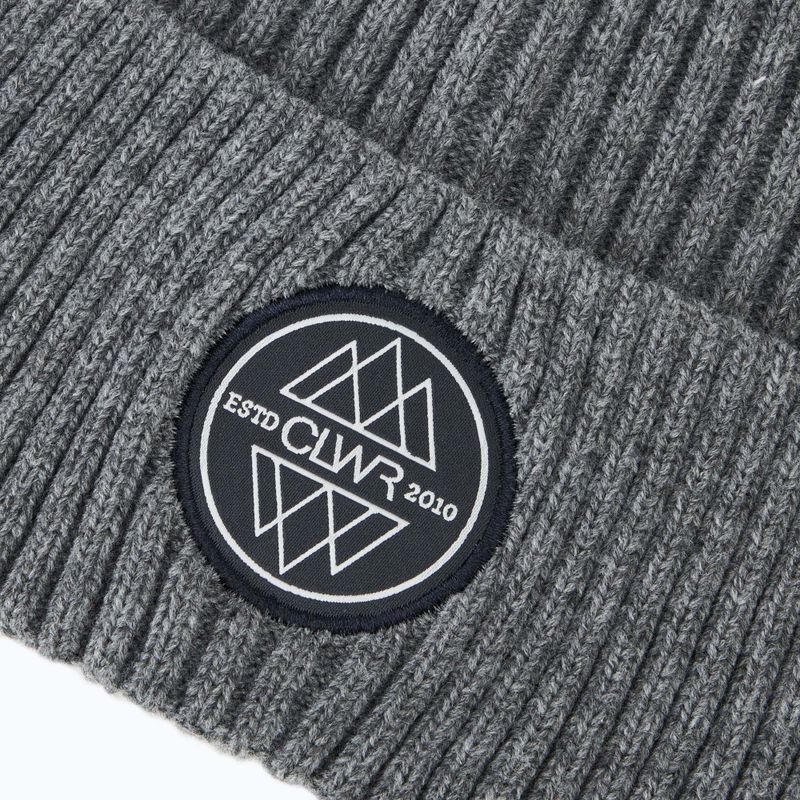 Žieminė kepurė Colourwear Bonk Badge grey mel 3