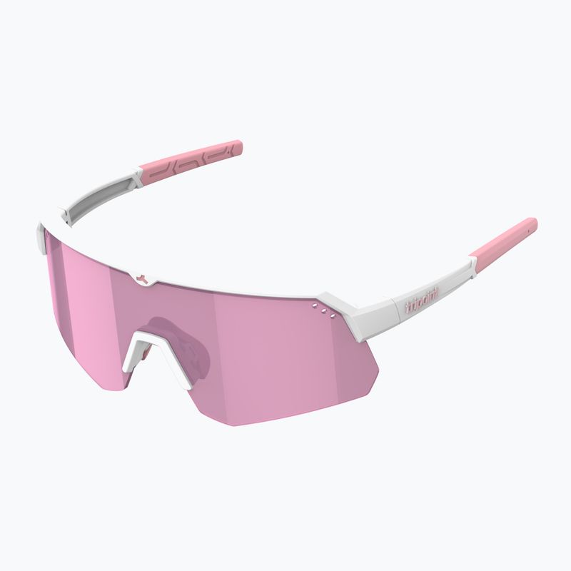 Akiniai nuo saulės Tripoint 001 Treriksroset matt white/brown/pink multi 5