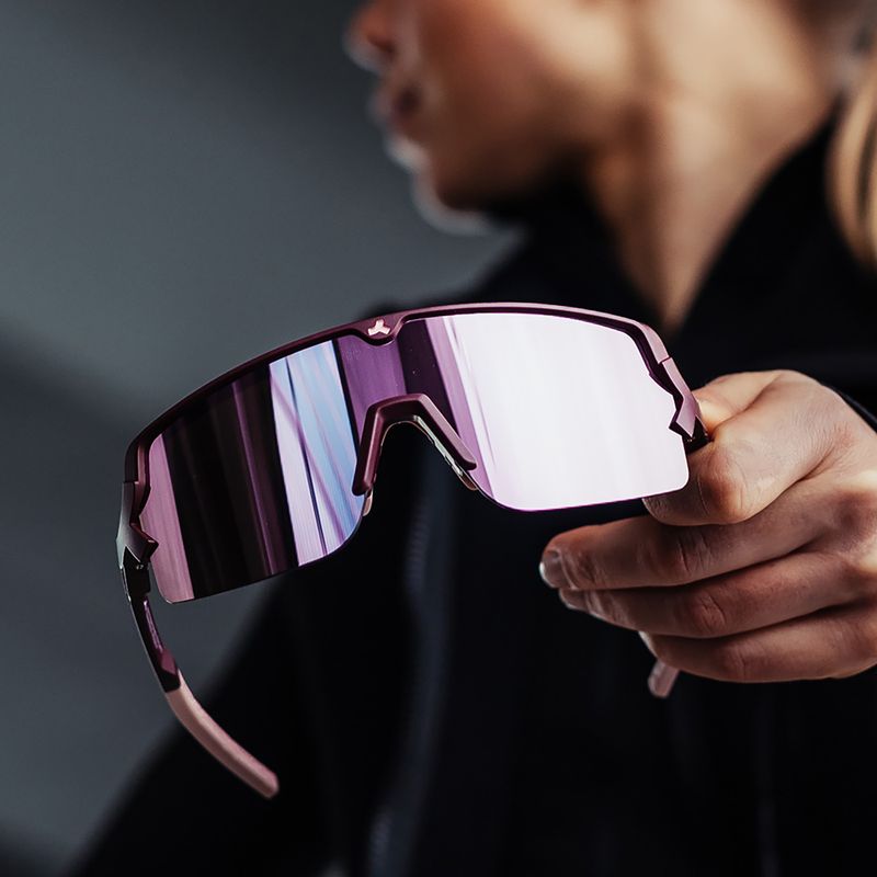 Akiniai nuo saulės Tripoint 009 Lake Prespa Small matt burgundy/brown/pink multi 10