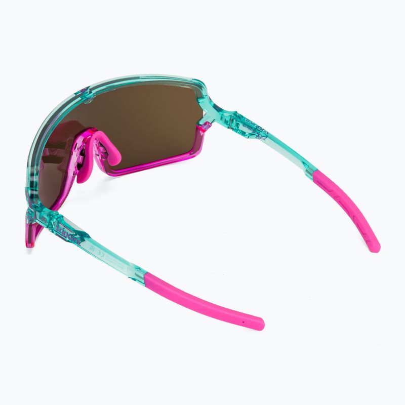 Saulės akiniai Tripoint 008 Lake Prespa X crystal neon turquoise/brown/pink multi 2