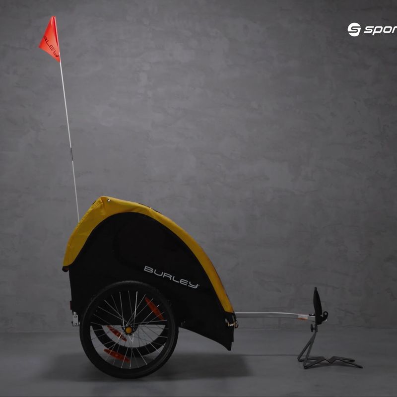 Burley Bee Dviguba dviračių priekaba geltona BU-946206 17