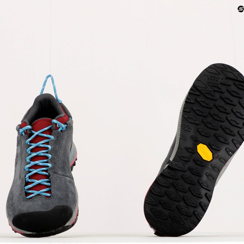 La Sportiva TX2 Evo Leather pilkos spalvos moteriški sportiniai bateliai 27Y900502 10