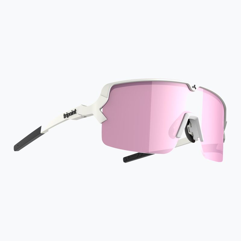Akiniai nuo saulės Tripoint 008 Lake Prespa matt metallic white/brown/pink multi