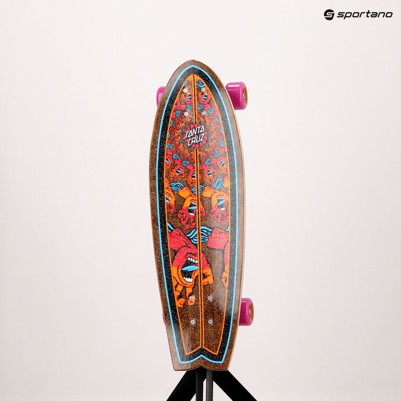 Cruiser riedlentė Santa Cruz Cruzer Mandala Hand Shark 8.8 brown 124573 11