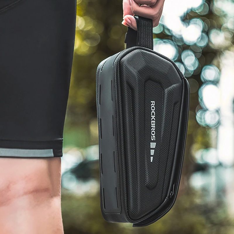 Dviračio rėmo krepšys Rockbros 30120064 Bike Tube Bag 1,7 l black 4