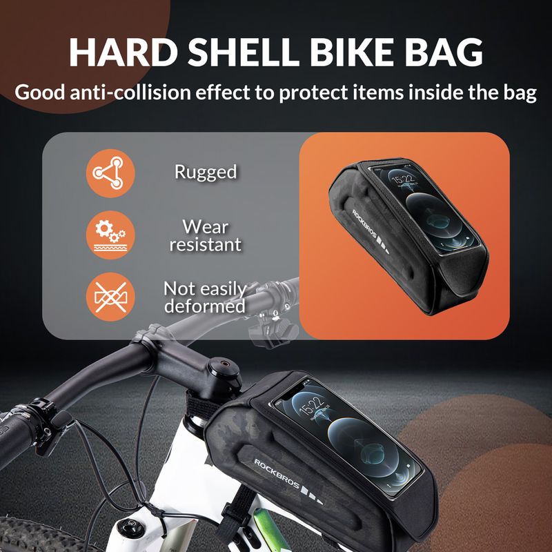 Dviračio rėmo krepšys Rockbros 30120064 Bike Tube Bag camouflage 7