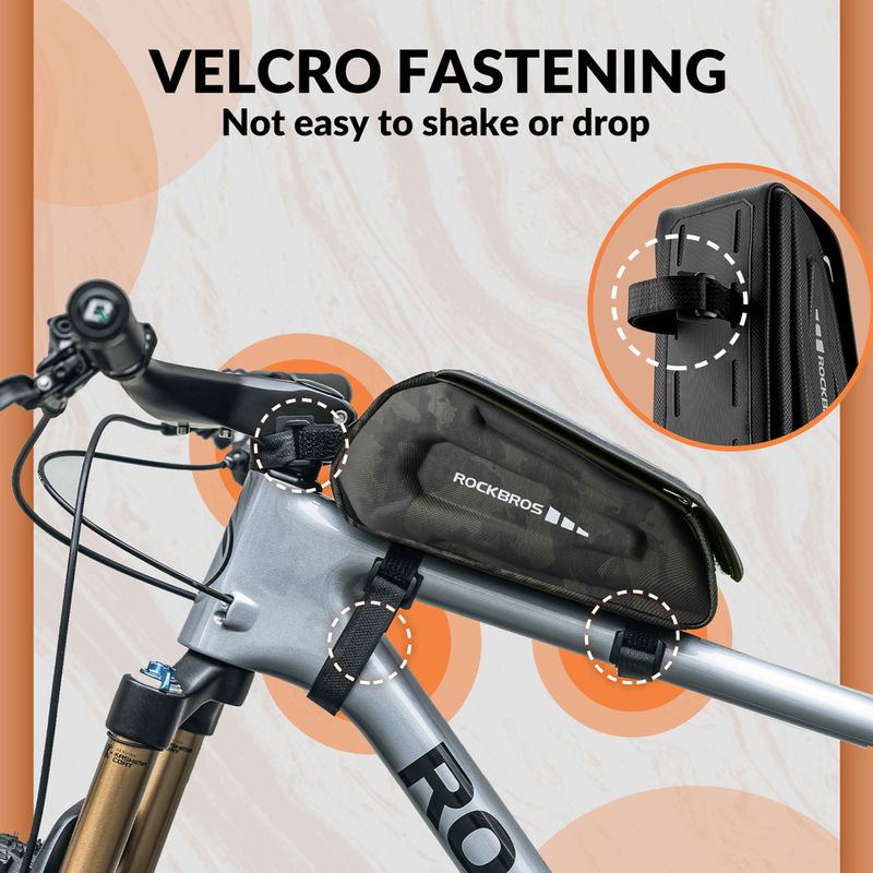 Dviračio rėmo krepšys Rockbros 30120064 Bike Tube Bag camouflage 10