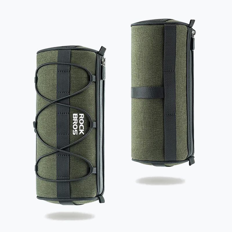 Dviračio krepšys Rockbros 30110049001 Bike Front Bag 2 l green/black 2