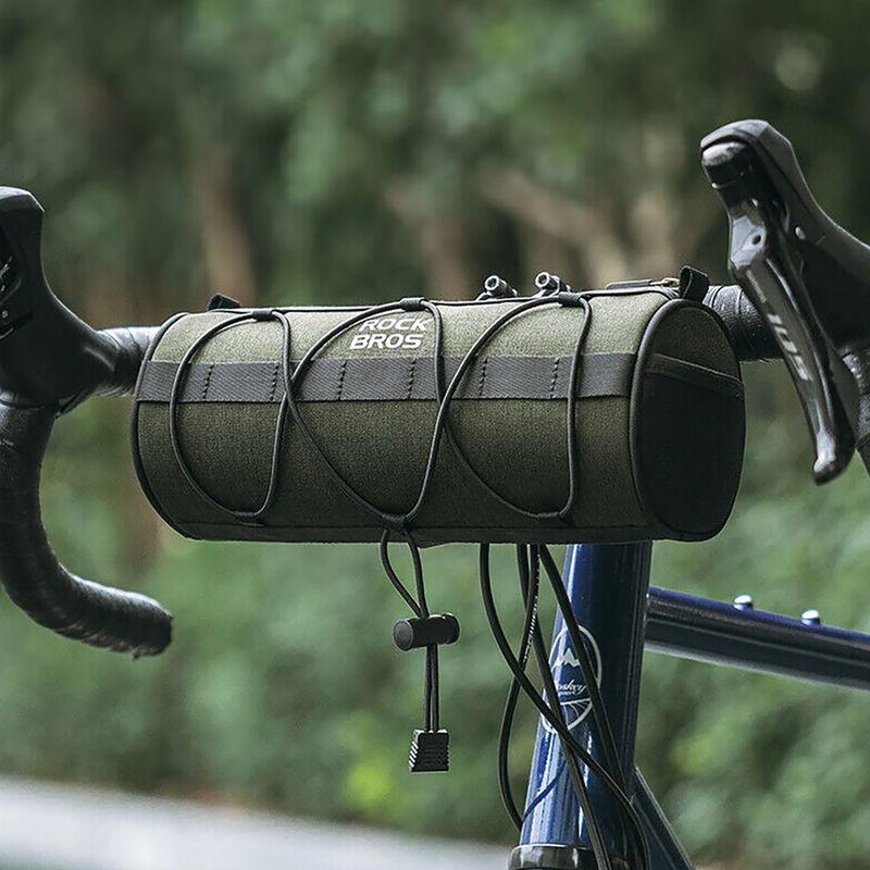 Dviračio krepšys Rockbros 30110049001 Bike Front Bag 2 l green/black 8