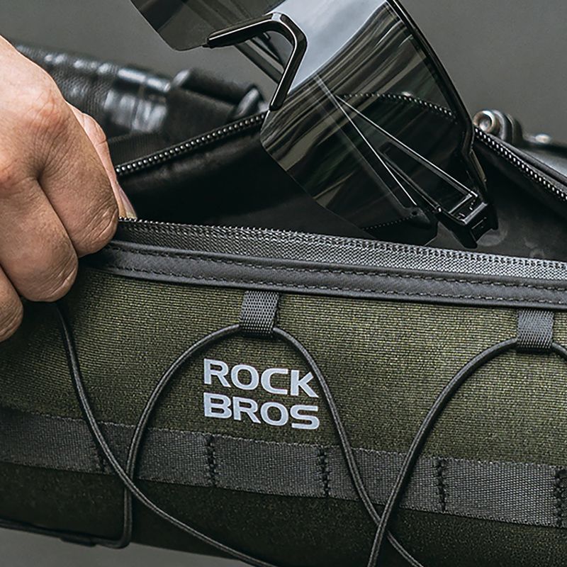 Dviračio krepšys Rockbros 30110049001 Bike Front Bag 2 l green/black 11