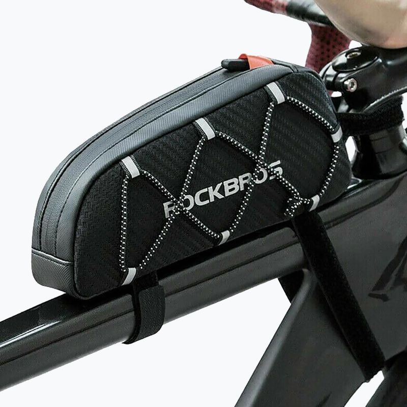Dviračio rėmo krepšys Rockbros 039BK Bike Tube Bag 1 l black 3