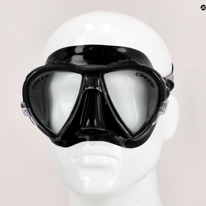 Cressi Matrix nardymo kaukė juoda DS302050 8