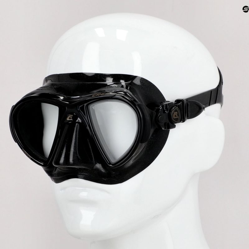 Cressi Nano nardymo kaukė juoda DS365050 6