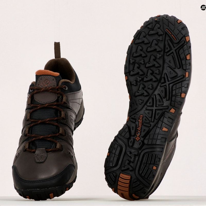 Columbia Woodburn II Waterproof vyriški trekingo batai rudi 1553001 13