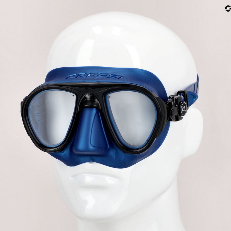 Cressi Calibro nardymo kaukė mėlyna/juoda DS425550 3