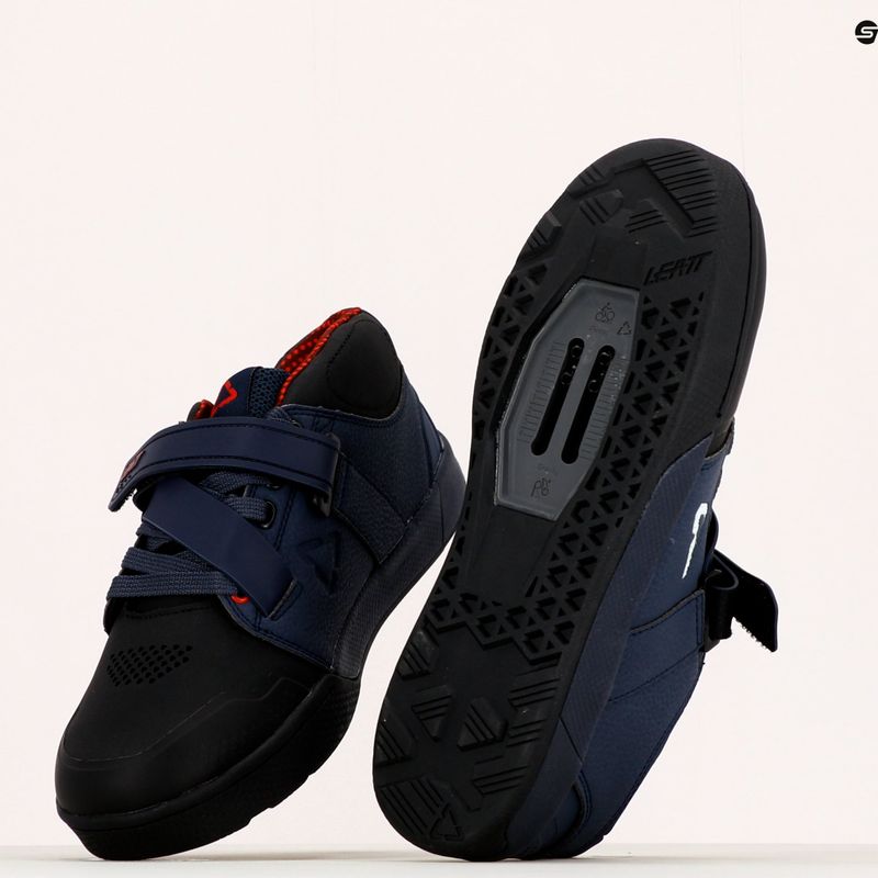 Vyriški MTB dviratininkų batai Leatt 4.0 Clip navy blue/black 3021300402 11