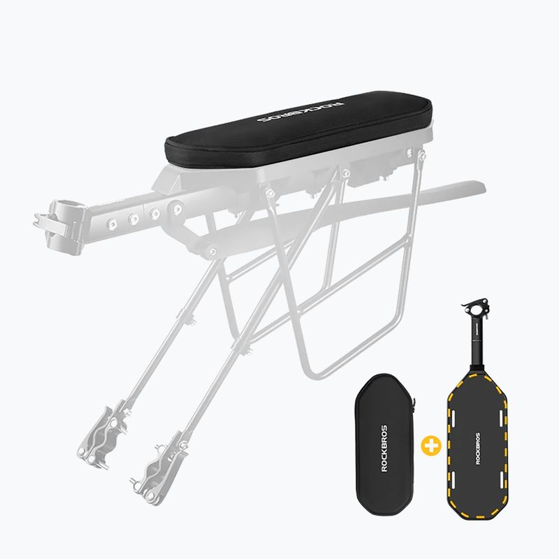 Rockbros dviračių bagažinės krepšys 30140062 5 l juodas 4