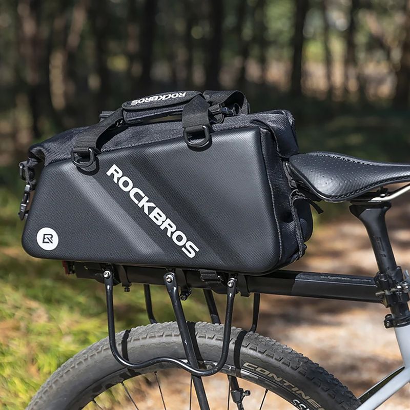 "Rockbros" dviračių bagažinės krepšys 30140090 11,6 l juodas 6